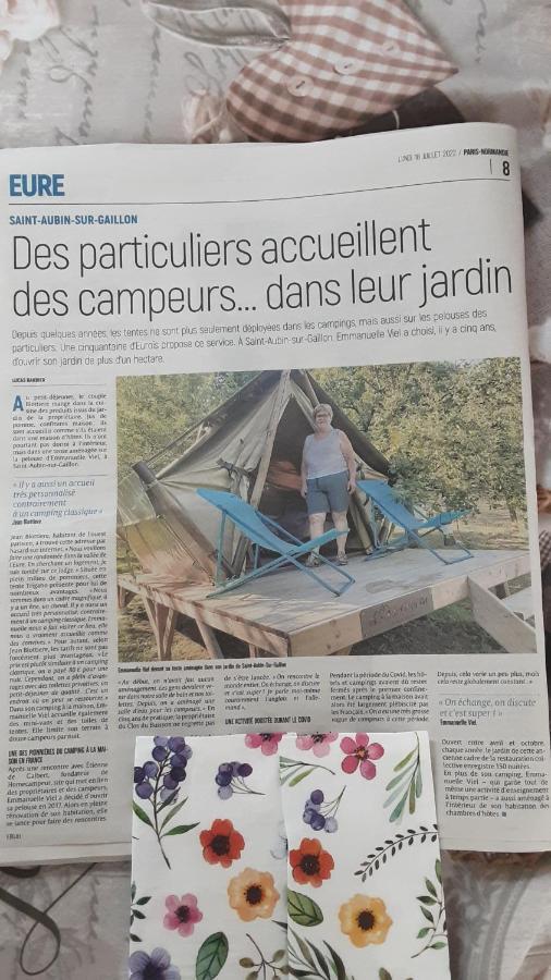Lodge Exterieur 2 Personnes Saint-Aubin-sur-Gaillon Eksteriør billede
